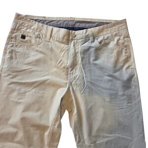 Vineyard Vines OTG On-The-Go Pants 5-Pocket Khaki sz 36x30 Stretchy & Soft